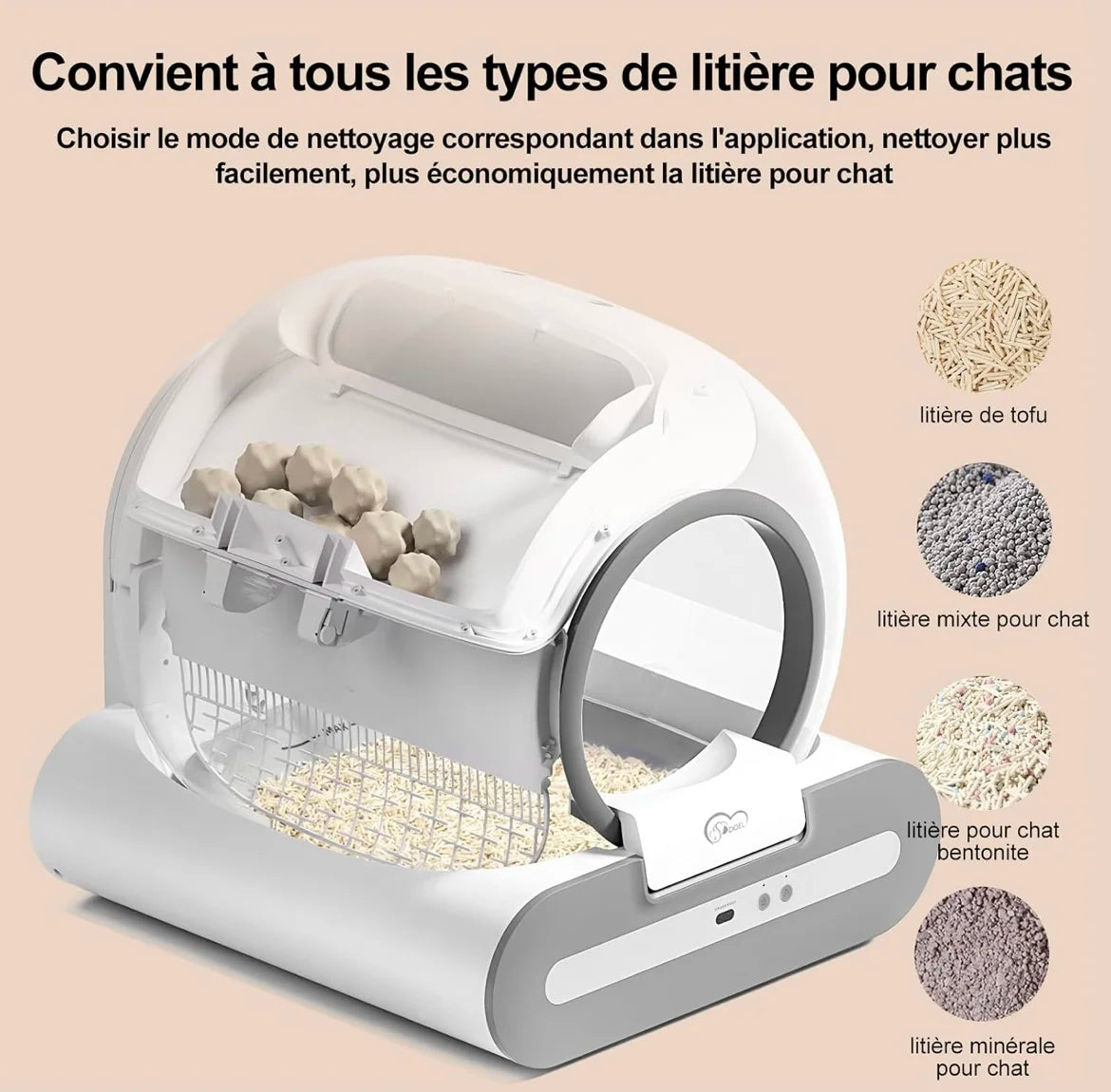 Boite litière intelligente