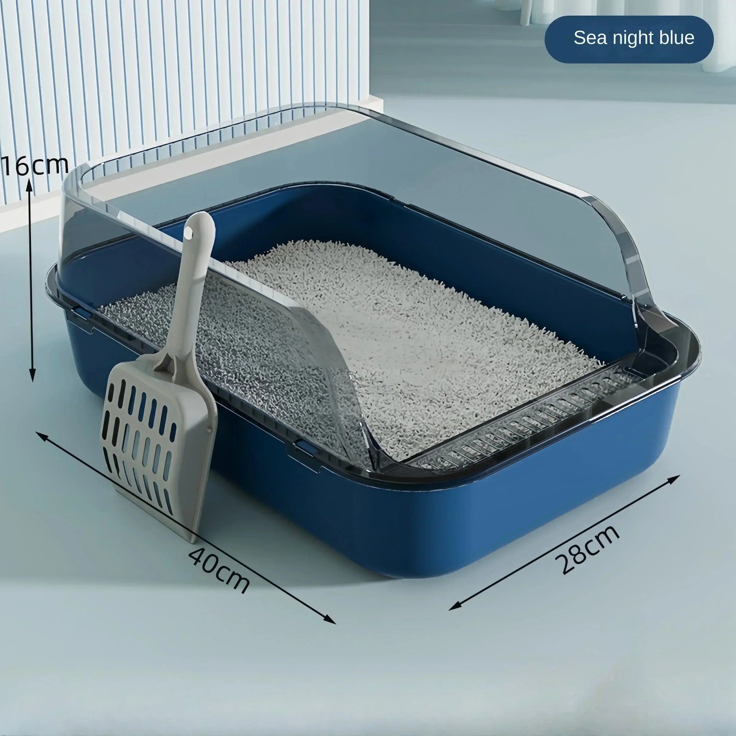 Litière pour chat sable anti éclaboussures