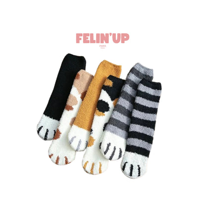 Chaussettes kawaii chat