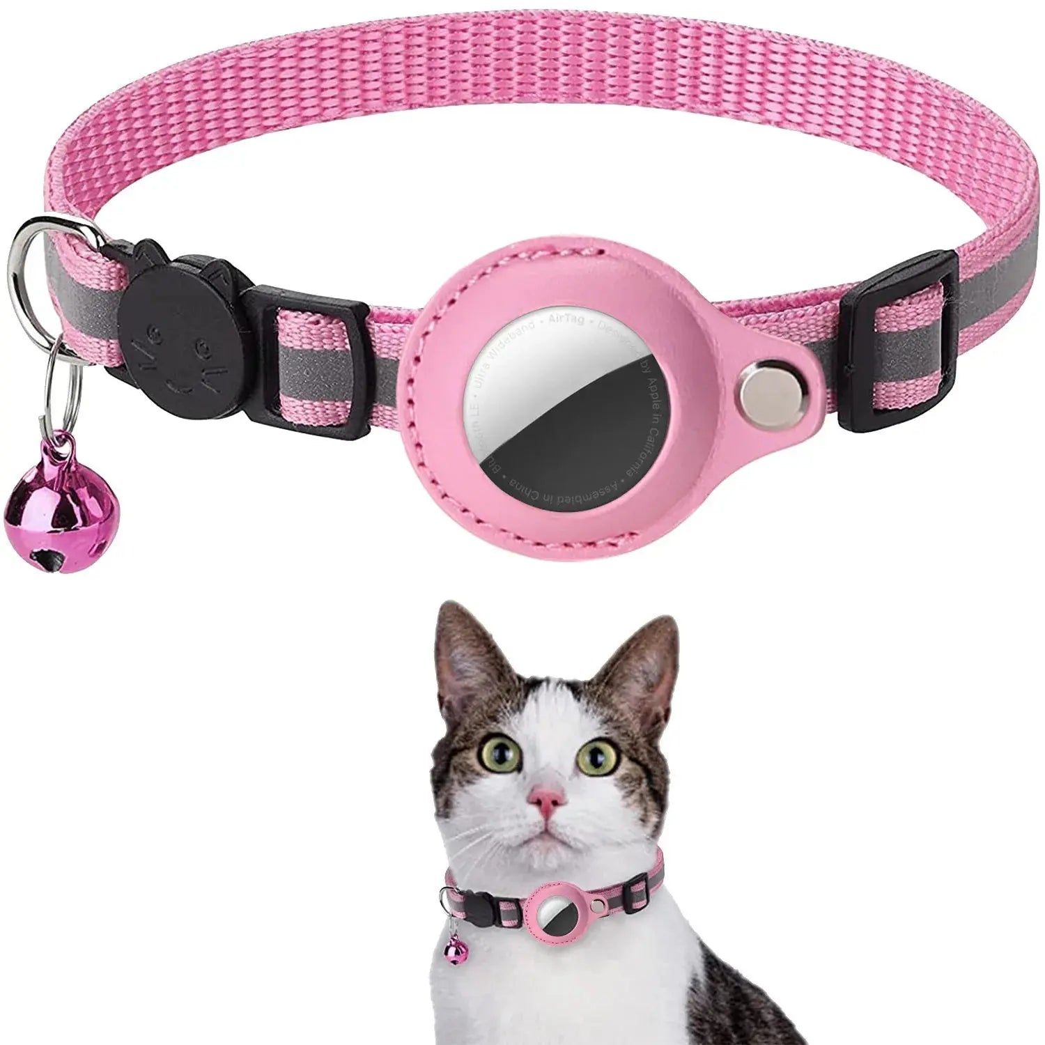 Collier chat pour Apple Air tag