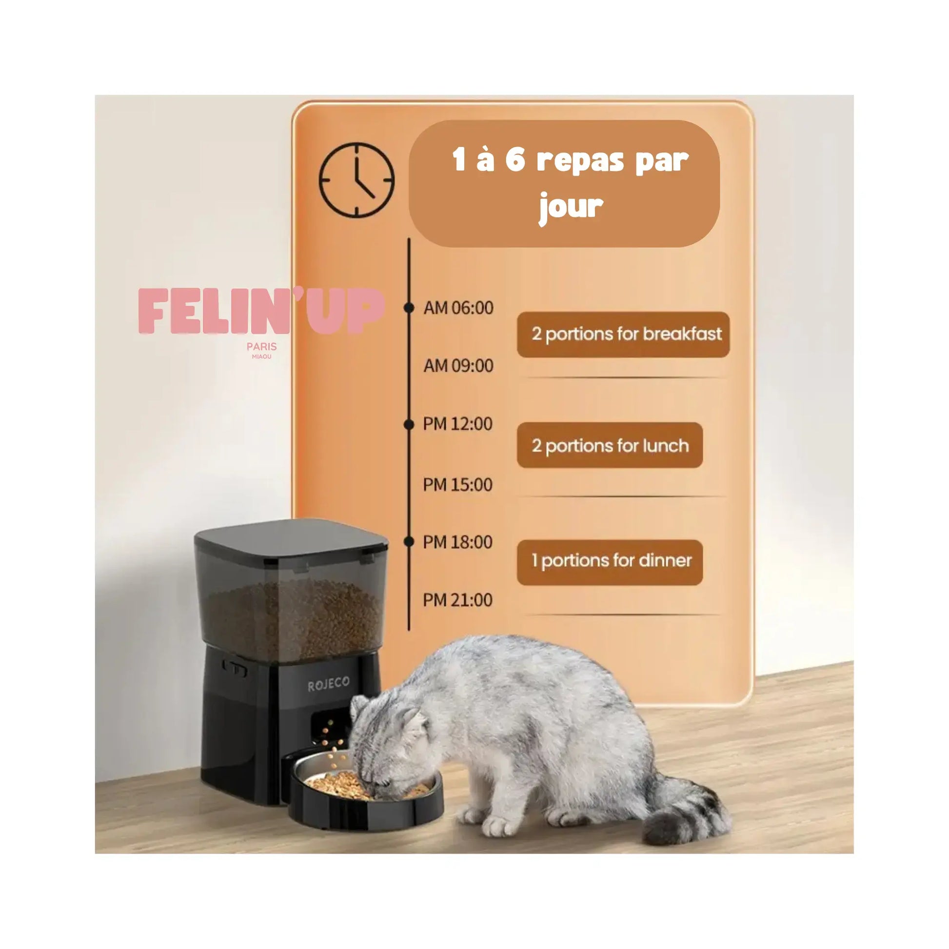 Nouriture intelligente pour chat