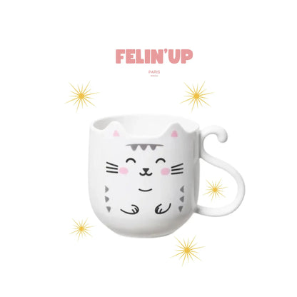 Mug en forme de chat