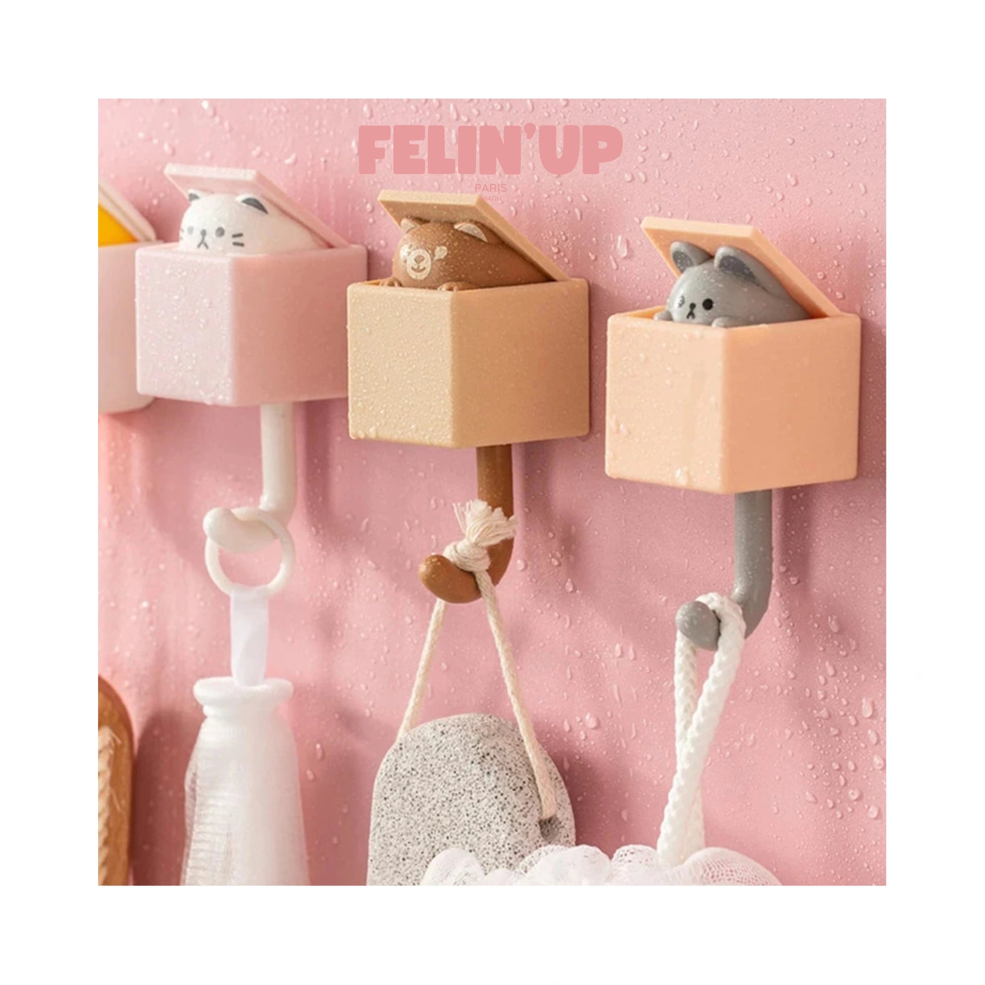 Porte coton salle de bain